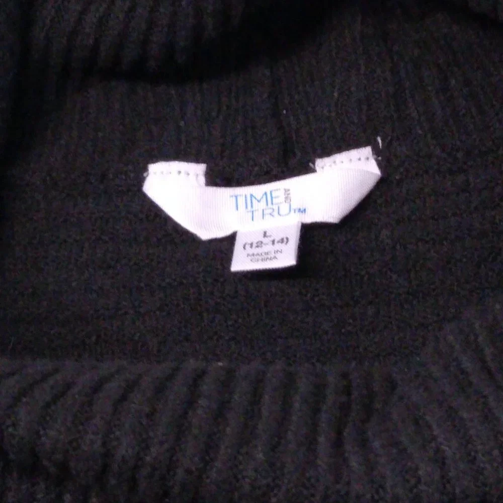 Time and Tru Women’s Cowl Neck Sweater 2X (20W) Chest Measures 46" - NWT - Picture 5 of 16
